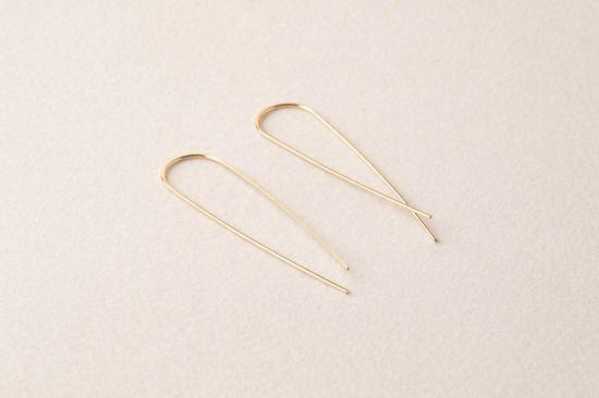  쉬나 마샬 주얼리 이어링 Sheena Marshall Jewelry Telluride Long Threader Earrings Gold Fill - SHEENA MARSHALL JEWELRY
