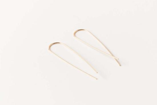  쉬나 마샬 주얼리 이어링 Sheena Marshall Jewelry Telluride Long Threader Earrings Gold Fill - SHEENA MARSHALL JEWELRY