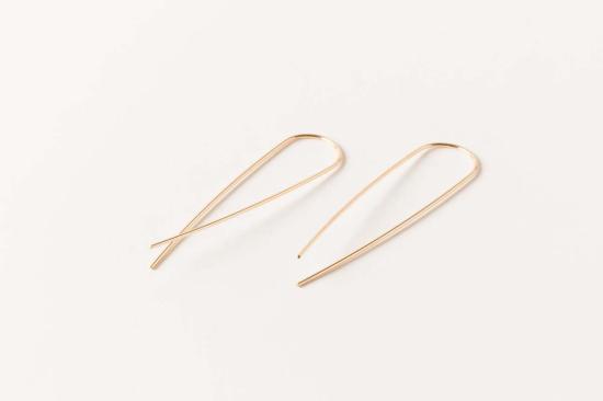  쉬나 마샬 주얼리 이어링 Sheena Marshall Jewelry Telluride Long Threader Earrings Gold Fill