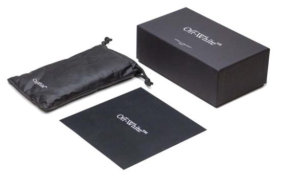  오프화이트 선글라스 스퀘어 미스틱 오에리14d 316e 52mm 플라스틱(아세테이트) 선글라스 버건디 누드 그라데이션 - OFF WHITE