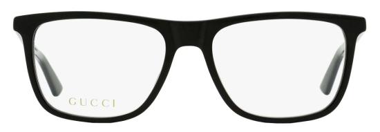  구찌 안경 클래식 직사각형 GG0691 O 001 54mm 안경 블랙/루테늄 - GUCCI