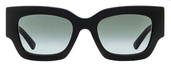  지미추 선글라스 네나 8079 O 51mm 직사각형 선글라스 블랙/골드 - JIMMY CHOO