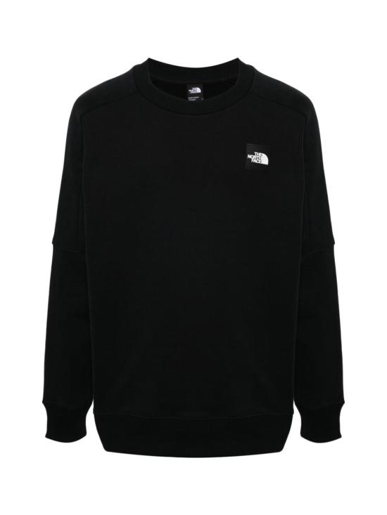  노스페이스 긴팔 티셔츠 489 크루 스웨트셔츠 블랙 - NORTH FACE