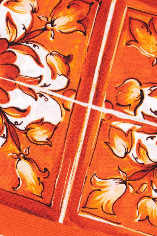 26FW 돌체앤가바나 머플러/스카프 FN090RGDDU6 IX3TN MAIOLICA 7 ORANGE - DOLCE & GABBANA