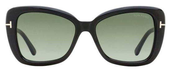  톰포드 선글라스 메이브 버터플라이 선글라스 TF1008 01 B 55mm 블랙 - TOMFORD
