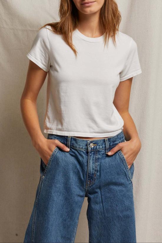  퍼펙트 화이트 티 반팔 티셔츠 퍼펙트화이트티 스프링스틴 티셔츠 화이트 - PERFECT WHITE TEE