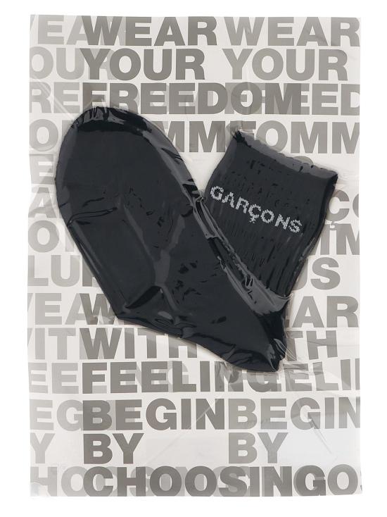  꼼데가르송 양말 Comme Des Garçons 바이컬러 코튼