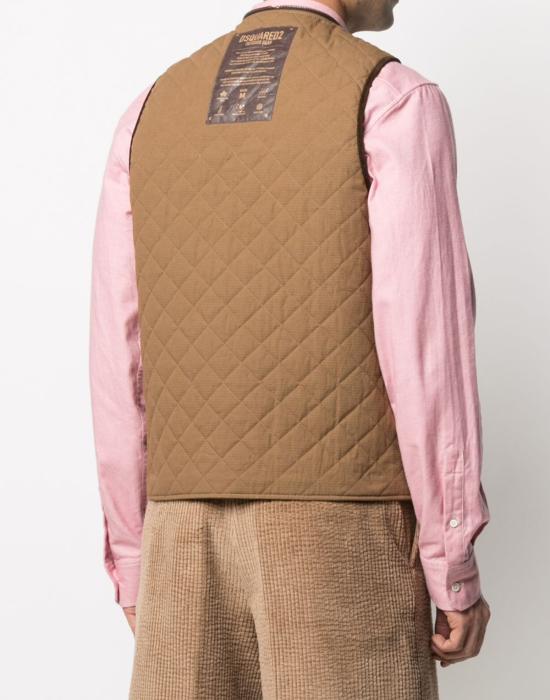  디스퀘어드2 베스트 Dsquared2 리버서블 퀼팅 베스트 재킷 - DSQUARED2