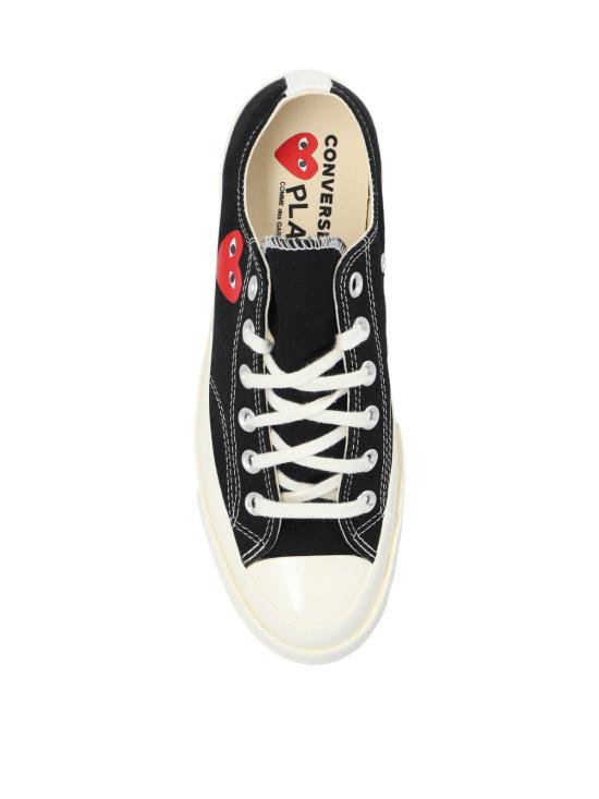  꼼데가르송 스니커즈 플레이 X 컨버스 척 70 옥스  블랙 - COMME DES GARCONS