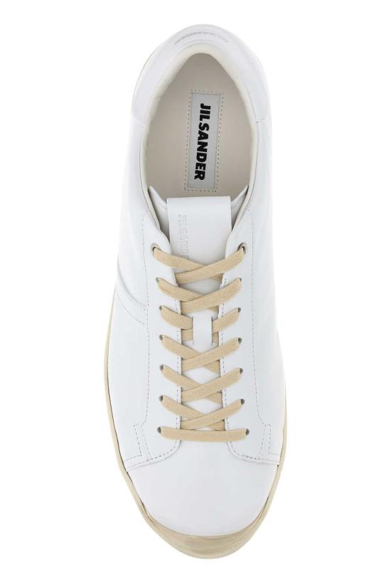  질샌더 스니커즈 질 샌더 화이트 가죽 - JIL SANDER