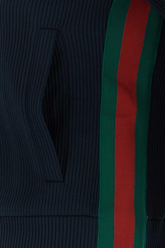  구찌 터틀넥 미드나잇 블루 저지 스웨트셔츠 - GUCCI