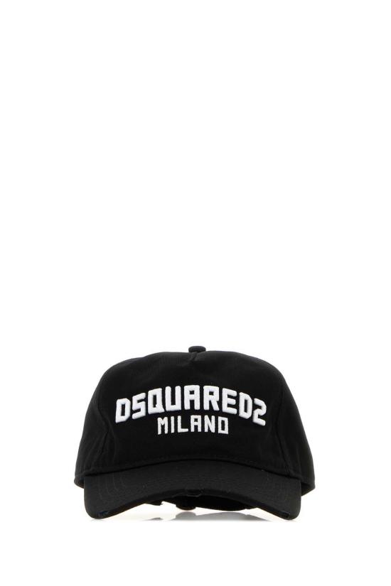  디스퀘어드2 볼캡 Dsquared2 블랙 코튼 베이스볼 캡
