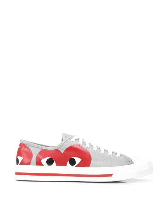  꼼데가르송 스니커즈 플레이 X 컨버스 잭퍼셀  그레이 - COMME DES GARCONS