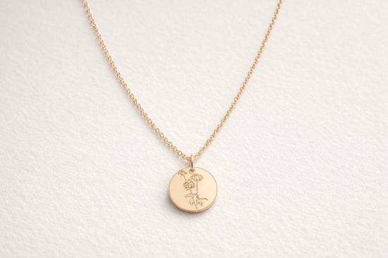  쉬나 마샬 주얼리 목걸이/팬던트 와일드 데이지 펜던트 목걸이 골드 - SHEENA MARSHALL JEWELRY