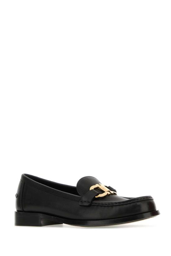  살바토레 페라가모 로퍼 페라가모 블랙 레더 마리안 - SALVATORE FERRAGAMO
