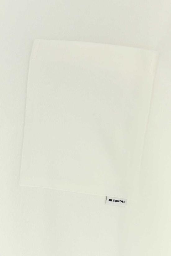  질샌더 반팔 티셔츠 질 샌더 화이트 코튼 티셔츠 - JIL SANDER