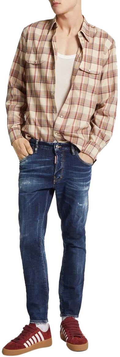 25FW 디스퀘어드2 데님 팬츠 S71LB1642S30664470 BLUE - DSQUARED2