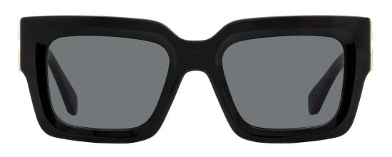  오프화이트 선글라스 스퀘어 미스틱 오에리14 D 1007 52mm 아세테이트 선글라스 블랙 - OFF WHITE