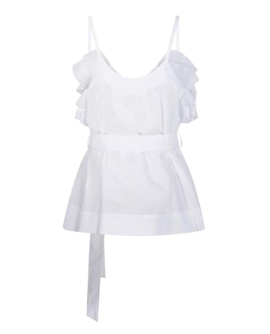 26SS 파로쉬 민소매 티셔츠 D313354CANYOX26 001 BIANCO - PAROSH