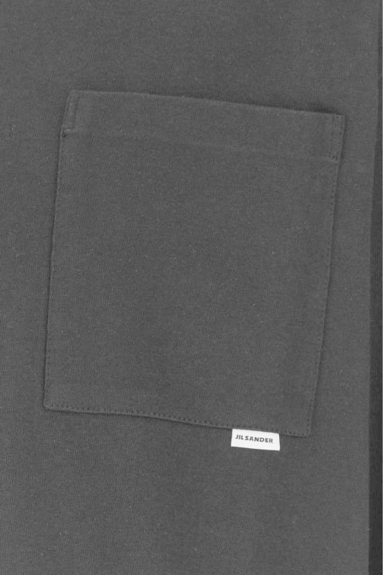  질샌더 긴팔 티셔츠 질 샌더 코튼 티셔츠 001 외장 블랙 - JIL SANDER