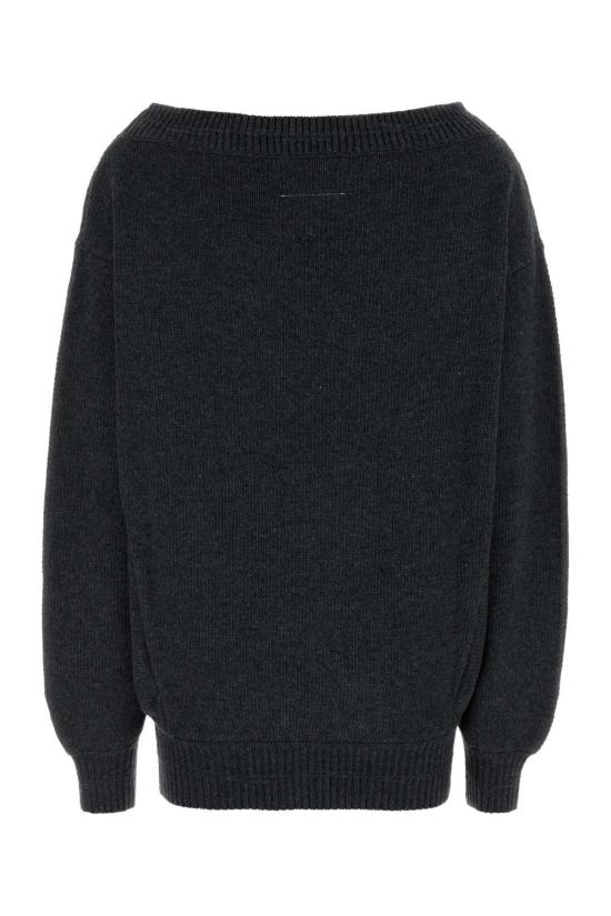  MM6 메종마르지엘라 숏 원피스 Mm6 메종 마르지엘라 울 블렌드 미니 스웨터 드레스 - MM6 MAISON MARGIELA