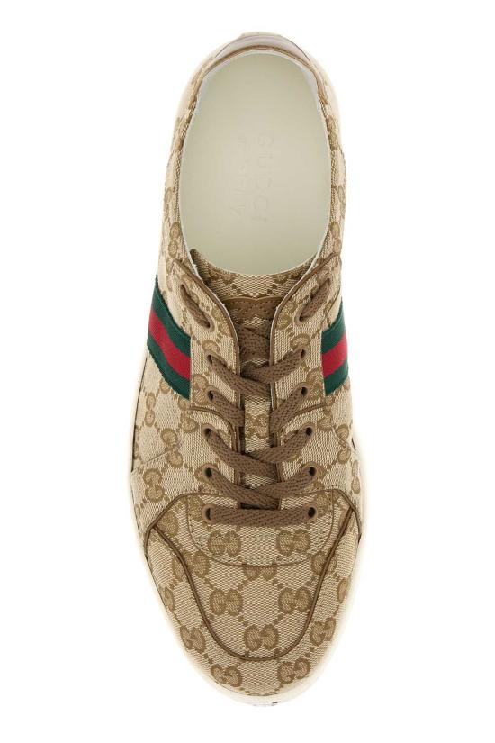  구찌 스니커즈 GG 패브릭 스트레치 - GUCCI