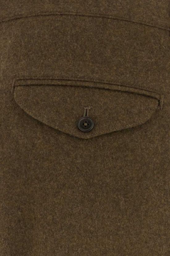  질샌더 스트레이트 팬츠 질 샌더 브라운 펠트 팬츠 923 외피: 버진 울 팬츠 - JIL SANDER