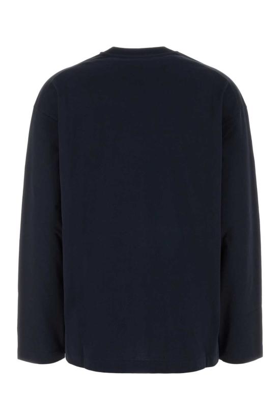  질샌더 긴팔 티셔츠 질 샌더 402 아웃테이셔널 코튼 티셔츠 미드나잇 블루 - JIL SANDER