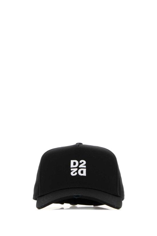  디스퀘어드2 볼캡 Dsquared2 코튼 베이스볼 캡 블랙