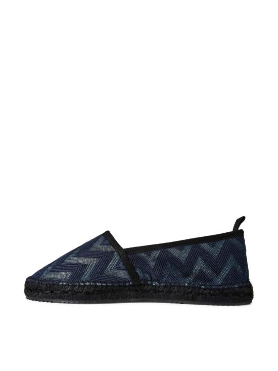  미소니 스니커즈 미쏘니 엘르 웨이브 지그재그 에스파드리유 블루 - MISSONI