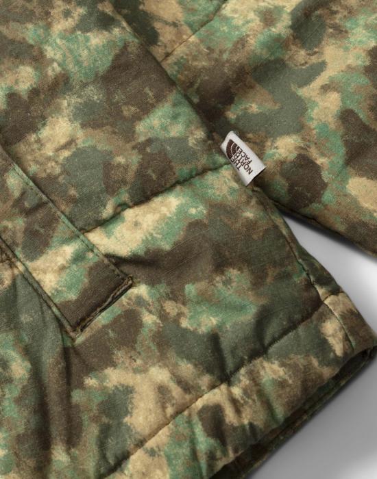  노스페이스 패딩 M66 카모 스터프드 셔츠 재킷 그린 - NORTH FACE