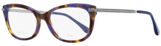  지미추 안경 직사각형  JC217 JBW 블루 하바나/루테늄 - JIMMY CHOO