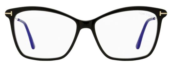  톰포드 안경 버터플라이 블루 블록 TF5687 B 001 56mm  블랙/골드 - TOMFORD