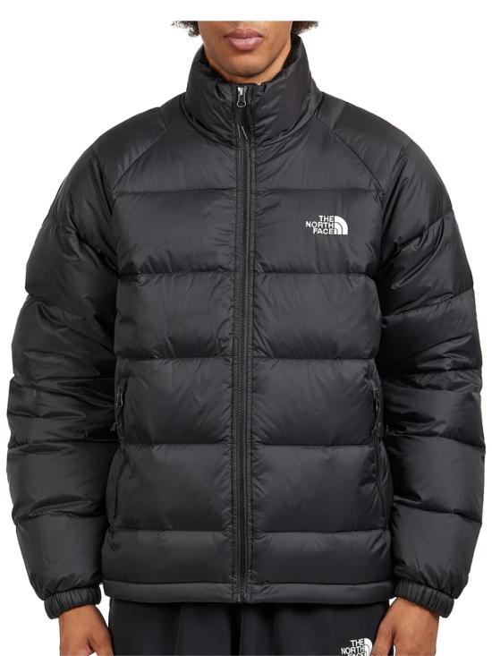  노스페이스 숏패딩 하이드레날라이트 로고 다운 재킷 블랙 - NORTH FACE