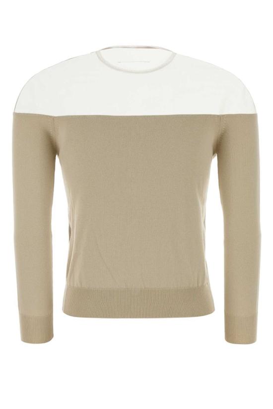  MM6 메종마르지엘라 가디건 Mm6 메종 마르지엘라 샌드 코튼 블렌드 - MM6 MAISON MARGIELA
