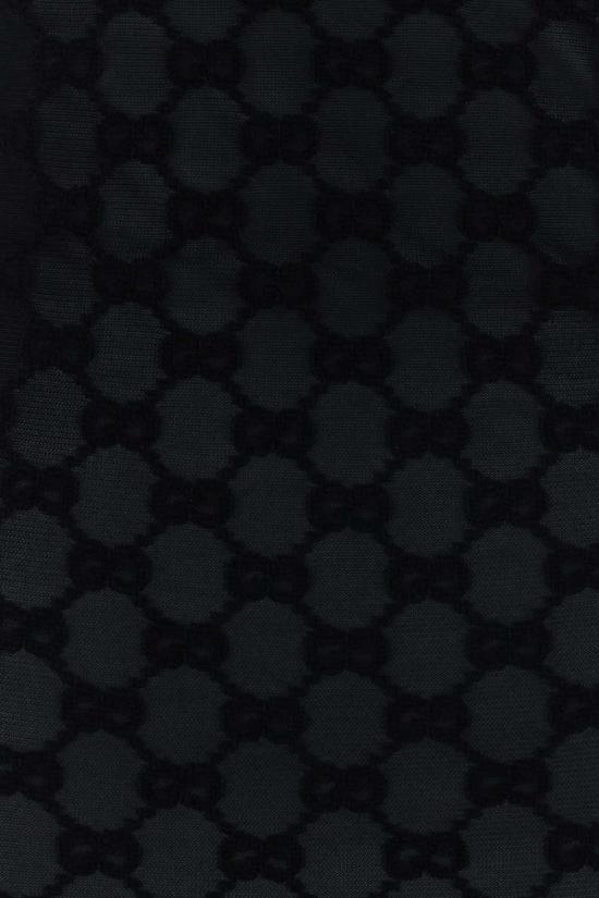  구찌 숏 원피스 미드나잇 블루 비스코스 블렌드 마글리에리아 드레스 - GUCCI
