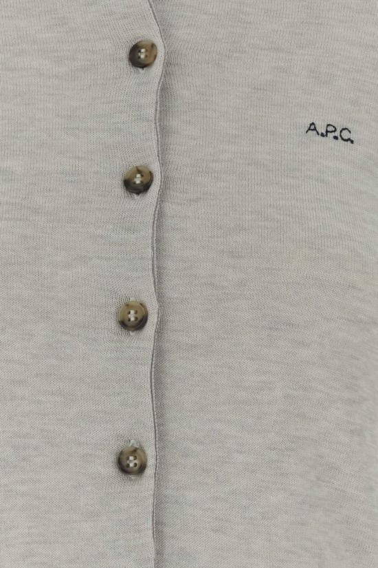  아페쎄 가디건 A.P.C. 로사 카디건 멜란지 그레이 - A.P.C.