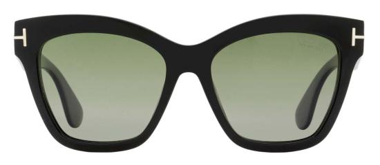  톰포드 선글라스 엘비라 버터플라이 선글라스 TF1217 01 R 55mm 블랙/골드 - TOMFORD