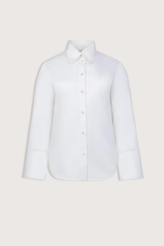 FFORME 셔츠 Fforme Erin Slashed Boyfriend Shirt White