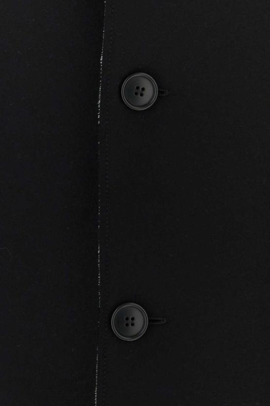  MM6 메종마르지엘라 코트 Mm6 메종 마르지엘라 블랙 울 블렌드 - MM6 MAISON MARGIELA