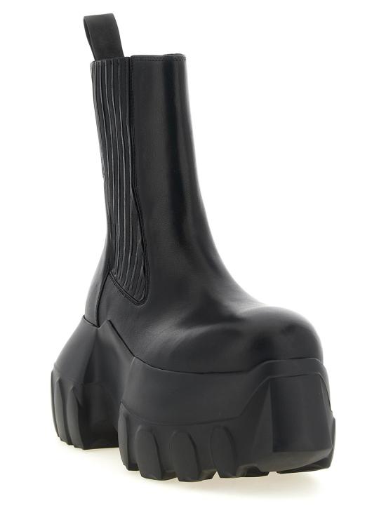  릭 오웬스 부츠 라미 앵클  블랙 - RICK OWENS