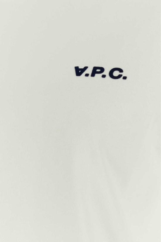  아페쎄 반팔 티셔츠 A.P.C. 아이보리 유기농 면 티셔츠 블랜치다크네이비 - A.P.C.