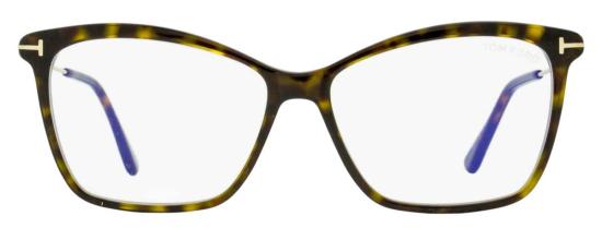  톰포드 안경 버터플라이 블루 블록  Tf5687 B 052 56mm 하바나/골드 - TOMFORD