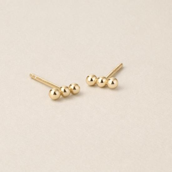  쉬나 마샬 주얼리 이어링 릴리 도트 바 스터드 귀걸이 - SHEENA MARSHALL JEWELRY