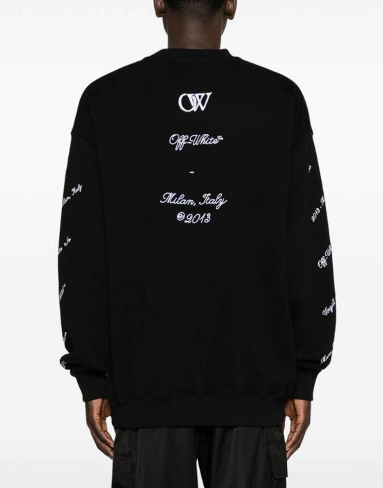  오프화이트 긴팔 티셔츠 오프 화이트 아블로 23 로고 스케이트 스웨트셔츠 블랙 - OFF WHITE