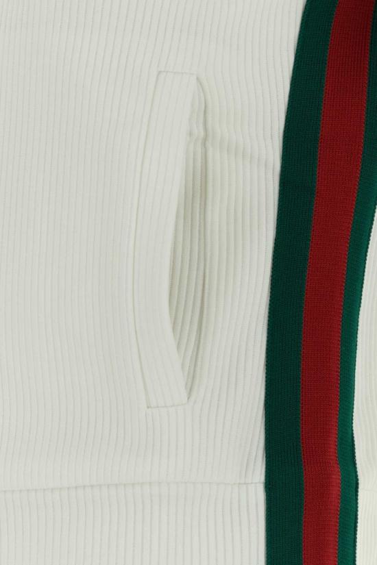  구찌 가디건 저지 스웨트셔츠 외피: 폴리에스터 코튼 마글리에리아 - GUCCI