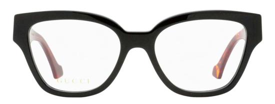  구찌 안경 스컬프티드 스퀘어  GG1424 O 007 54mm 블랙/하바나 - GUCCI