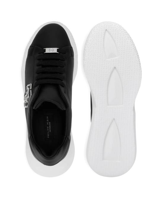  필립 플레인 스니커즈 고질라 육각형 로고 청키  블랙 - PHILIPP PLEIN