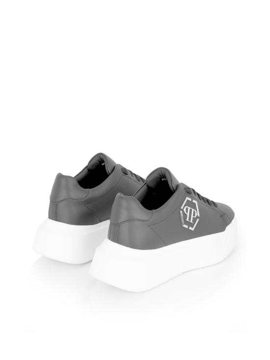  필립 플레인 스니커즈 고질라 육각형 로고 청키  블랙 - PHILIPP PLEIN