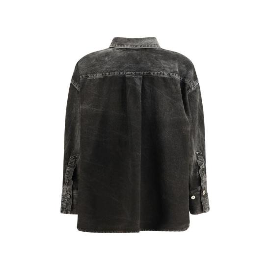 26SS 디 아티코 데님 셔츠 아티코 데님 셔츠 블랙 - THE ATTICO
